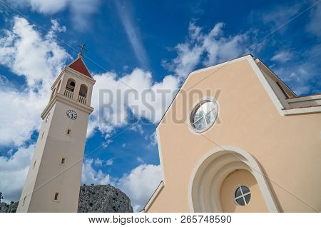 The Church Of St. Petra In Omis, Croatia.