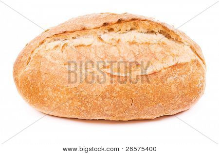Vers brood van de tarwe. Geïsoleerd op witte achtergrond