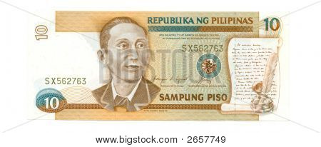 Piso 10 Bill delle Filippine
