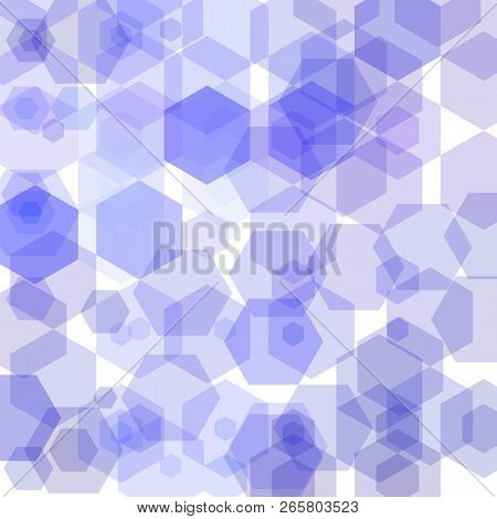 Blue Geometric Modern Background Design. Layout For Advertising
