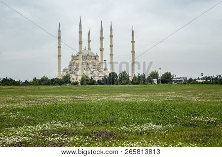 Travel Concept Photo; Turkey / Adana, Adana Sabanci Central Mosque