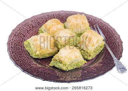 Baklava,turkish Ramadan Dessert Baklava,baklava With Pistachio
