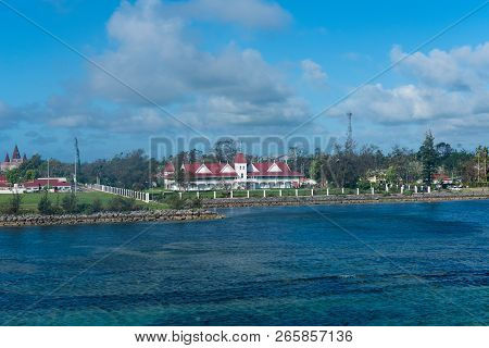 The Presidential Palace In Tonga, Also Known As The Royal Palace.