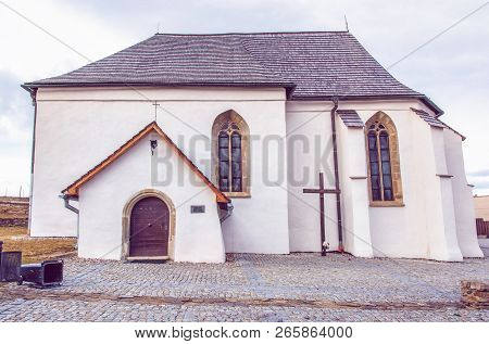 Roman Catholic Church Of St. Anna, Strazky, Slovak Republic. Religious Architecture. Travel Destinat
