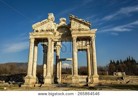 The Temple Of Aphrodite In Aphrodisias Turkey (aydin / Turkey)
