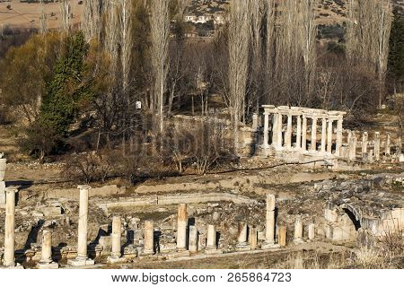The Temple Of Aphrodite In Aphrodisias Turkey (aydin / Turkey)