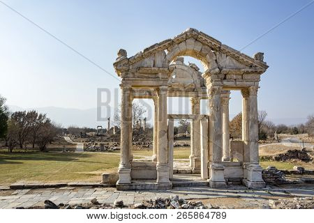 The Temple Of Aphrodite In Aphrodisias Turkey (aydin / Turkey)