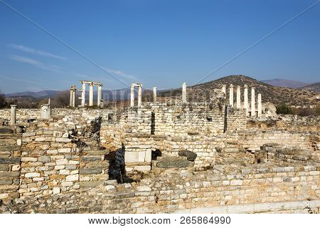 The Temple Of Aphrodite In Aphrodisias Turkey (aydin / Turkey)