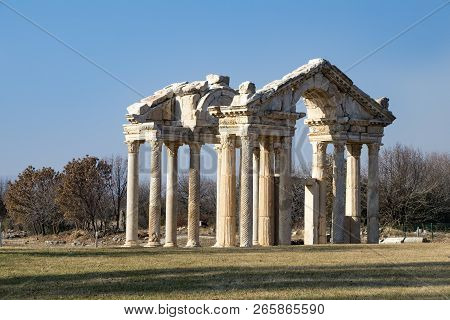 The Temple Of Aphrodite In Aphrodisias Turkey (aydin / Turkey)