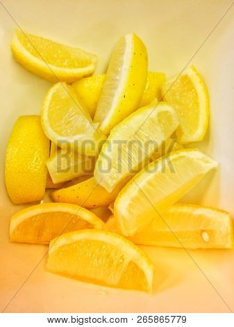 Sour Yellow Lemon Veggies For Fresh Made Lemonade