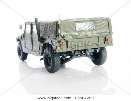 Eristetty armeijan humvee
