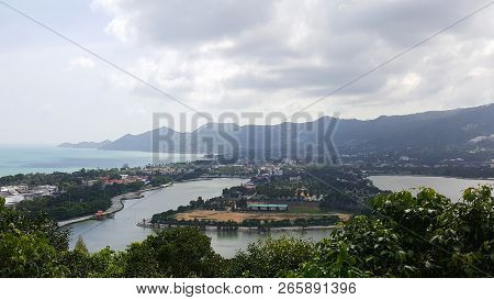 Landscape View Of Samui Island, Bophut, Thailand