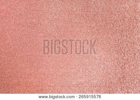 Close up of pink blush glitter textured background