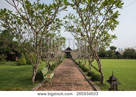 Uttaradit, Thailand- October 6, 2018 : The Mueang Lablae Museum Collected Old Tradition And Object O