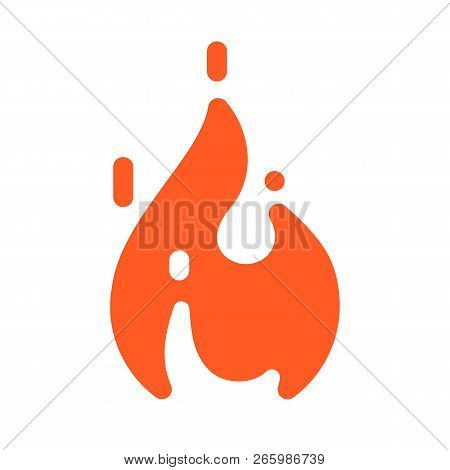 Fire Flames With Sparks, New Orange Icon
