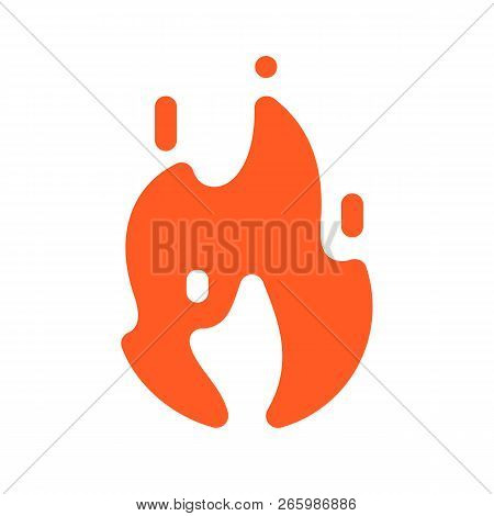 Fire Flames With Sparks, New Orange Icon