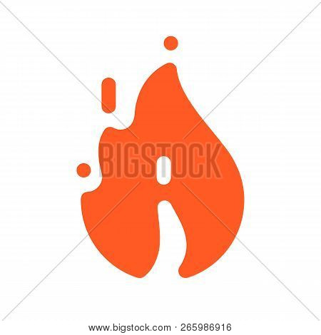 Fire Flames With Sparks, New Orange Icon