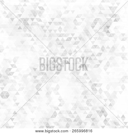 Abstract Seamless Grey Triangular Geometric Shape Background