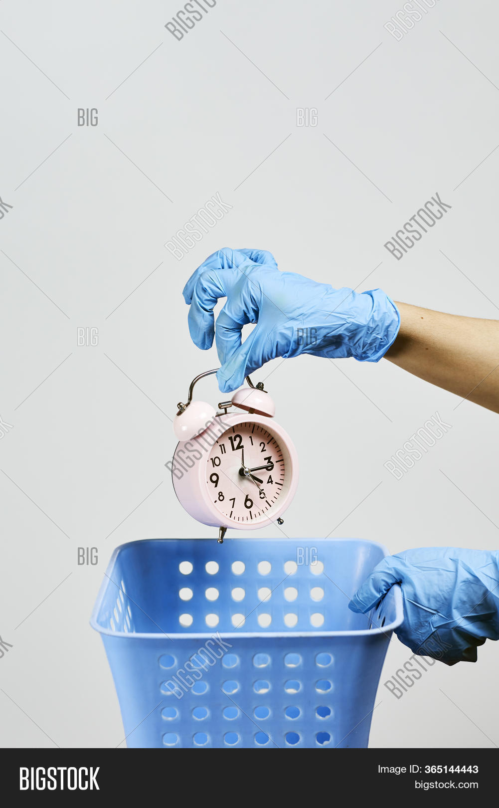 Time Bin. Hand Image & Photo (Free Trial) Bigstock