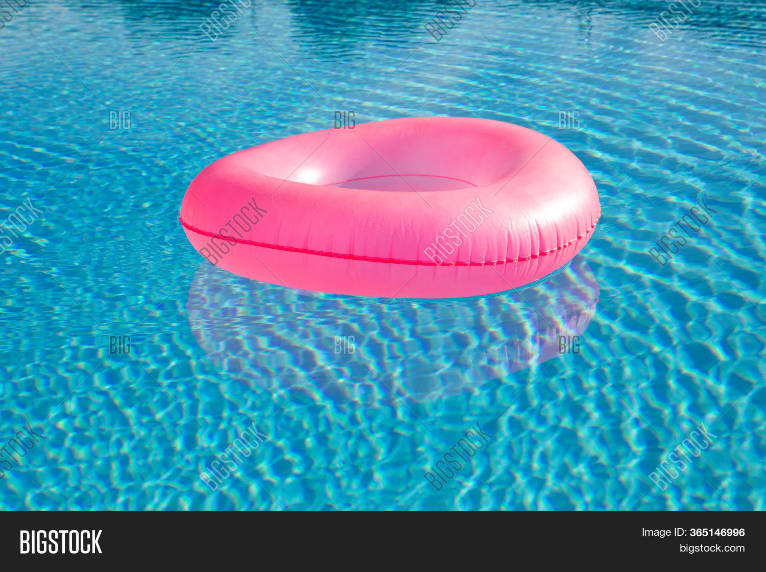 Pink Big Float On Pool Image & Photo (Free Trial) Bigstock