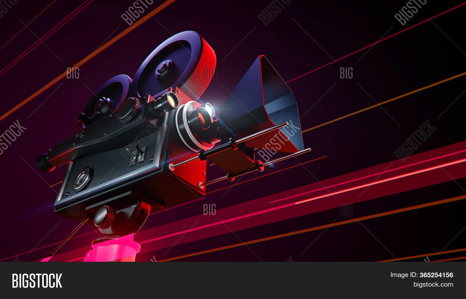 Vintage Retro Movie Image & Photo (Free Trial) Bigstock