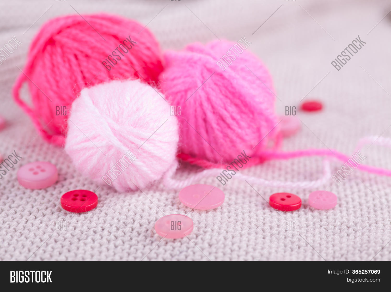 Pink Balls Yarn Image & Photo (Free Trial) Bigstock