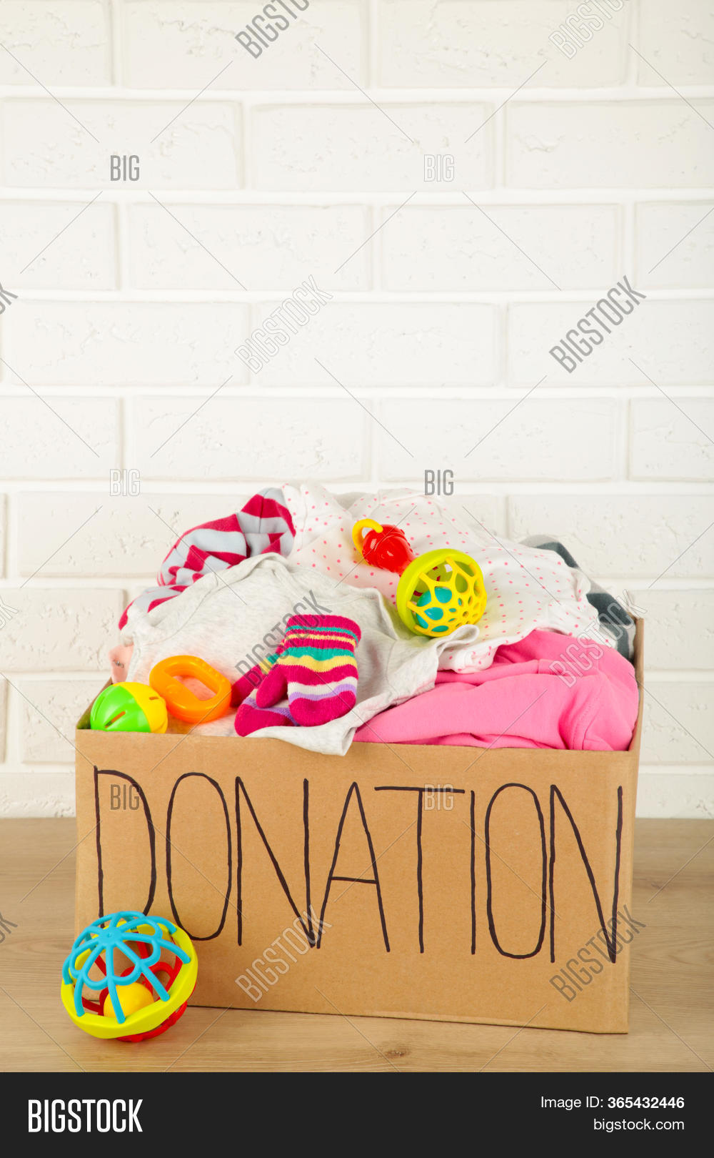 Donation Box Baby Image & Photo (Free Trial) Bigstock
