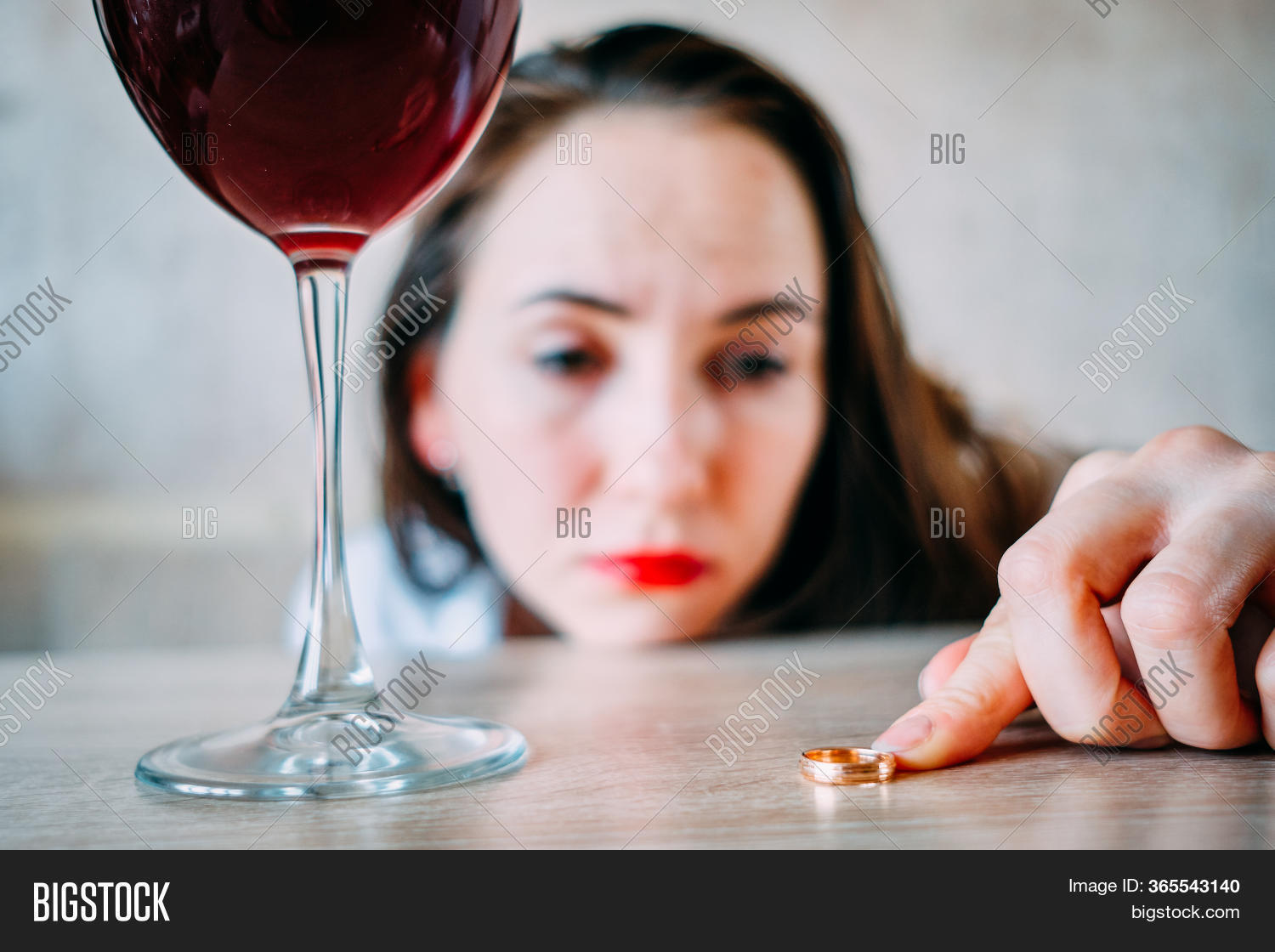 Drunk Girl Glass Wine Image & Photo (Free Trial) Bigstock
