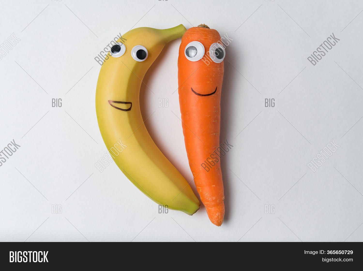 Banana Carrot Googly Image & Photo (Free Trial) Bigstock