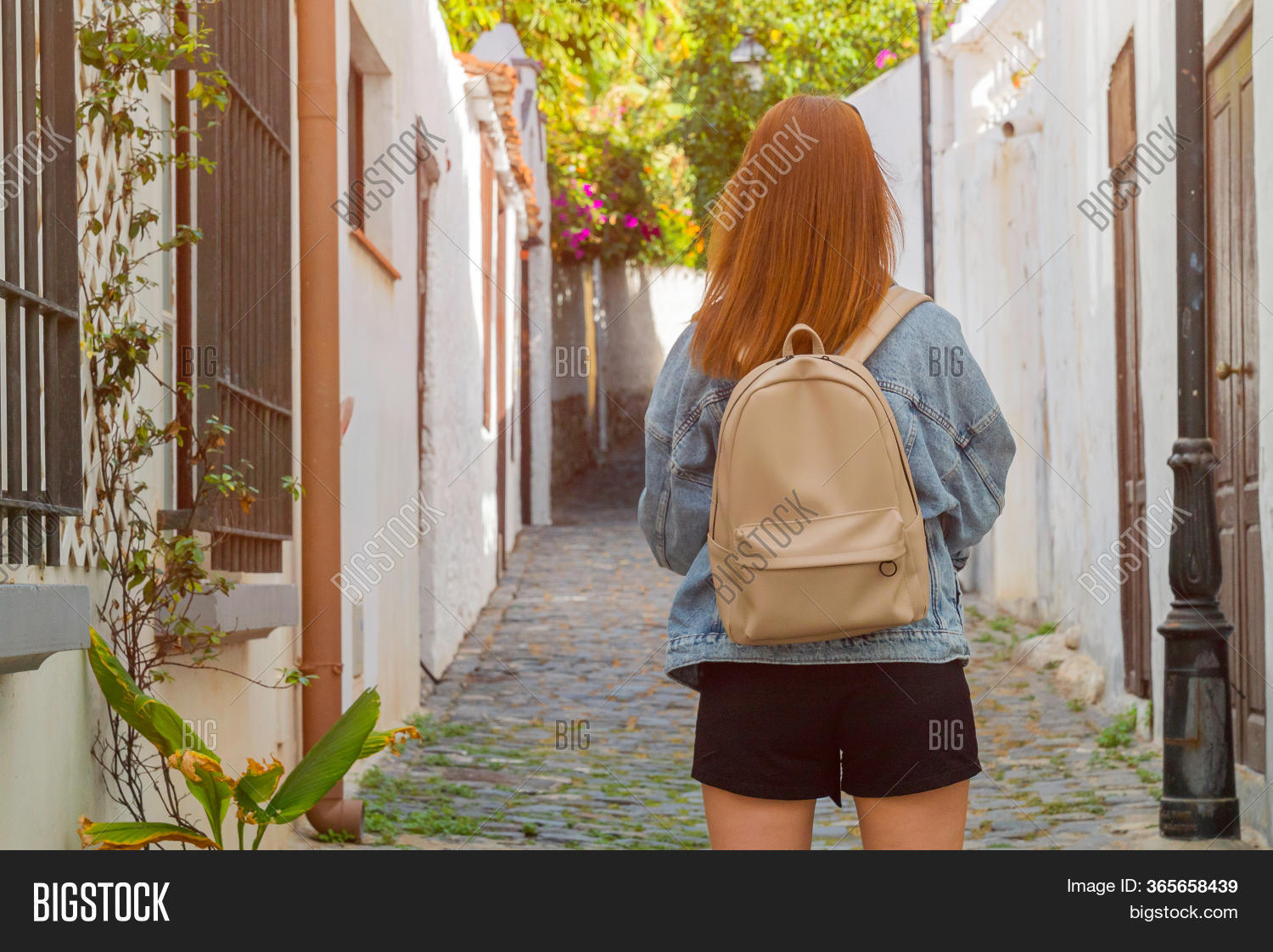 Girl Backpack Walk Image & Photo (Free Trial) Bigstock