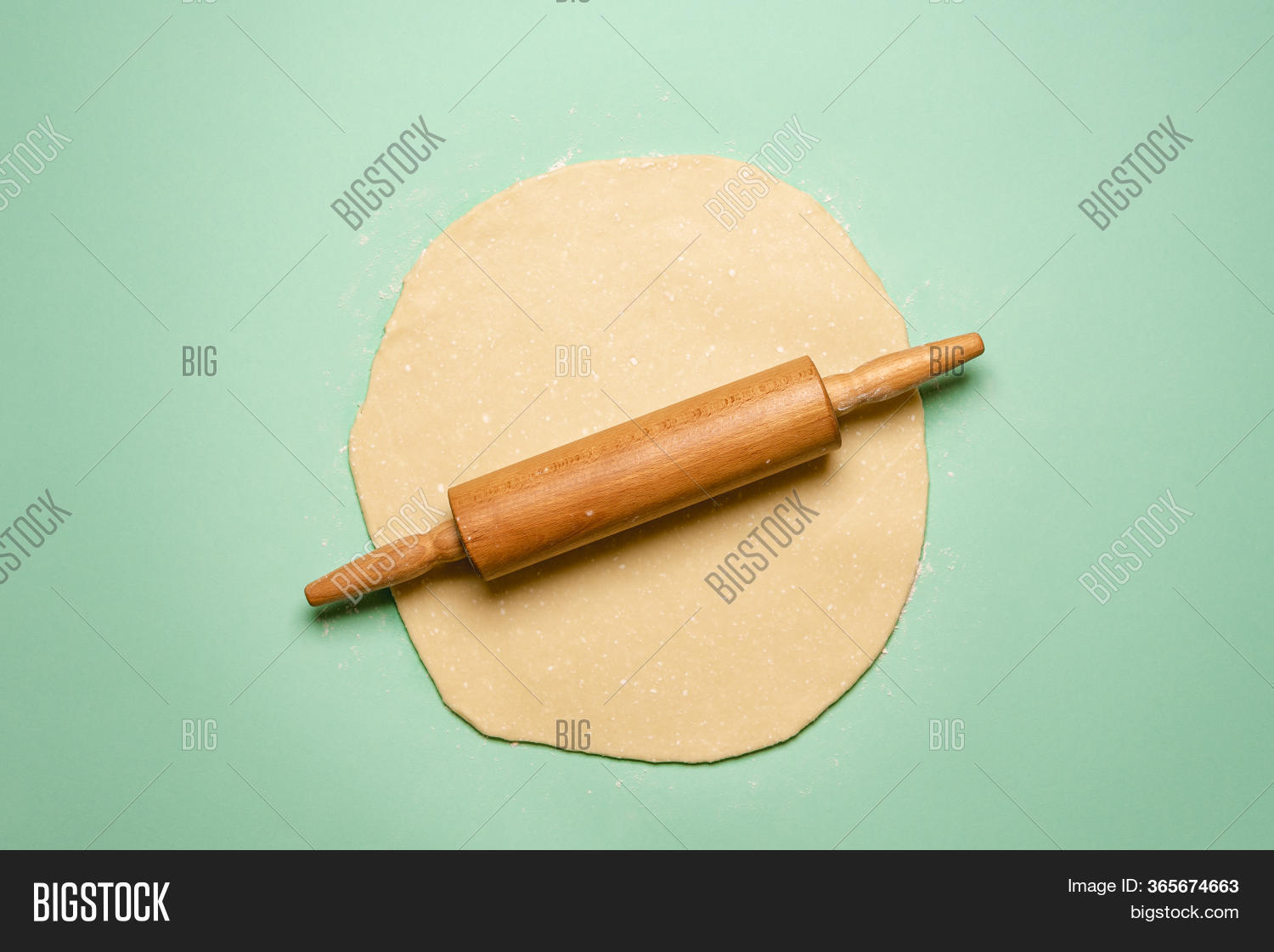 Wooden Rolling Pin Pie Image & Photo (Free Trial) Bigstock