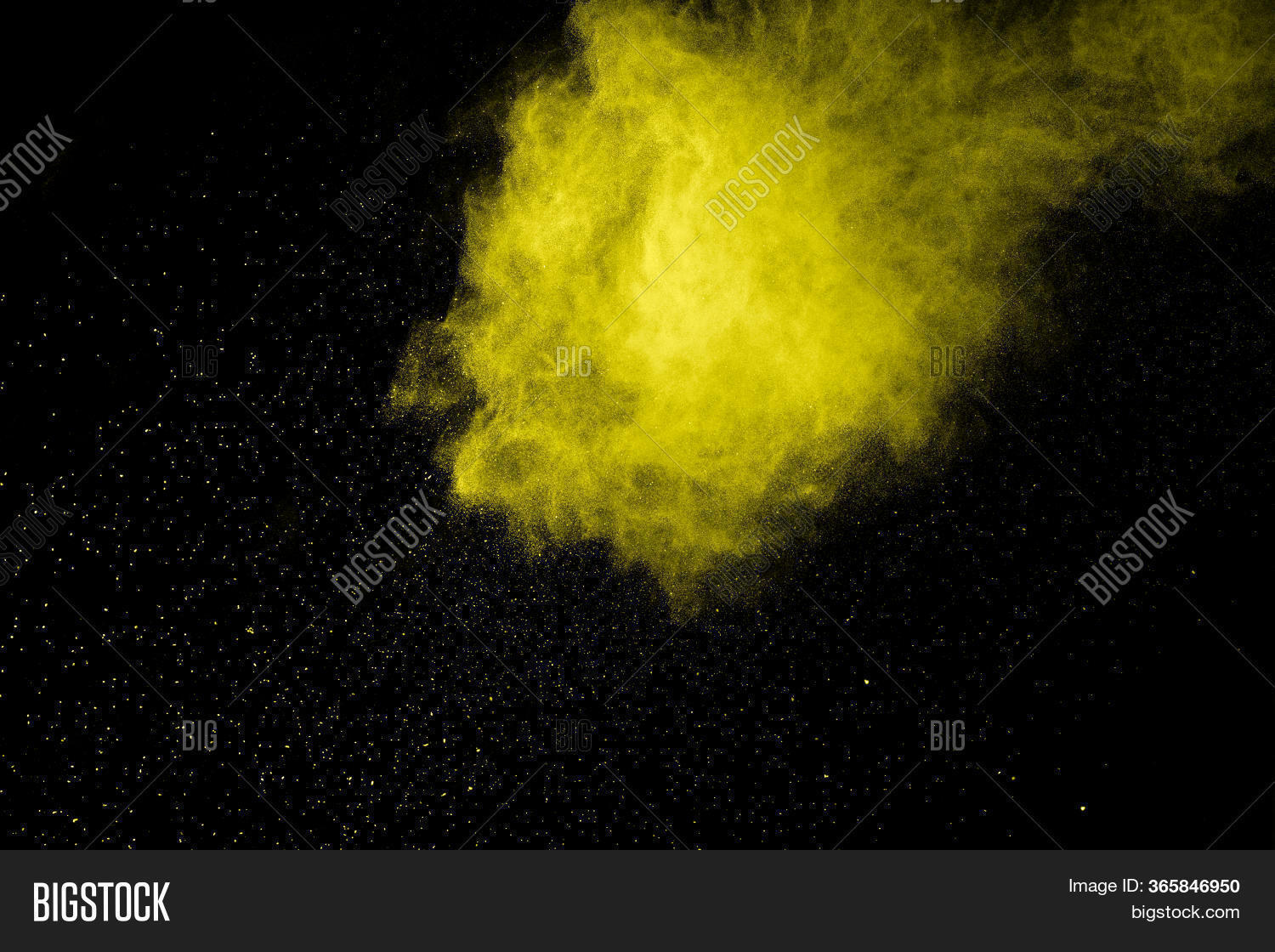 Yellow Dust Particles Image & Photo (Free Trial) Bigstock