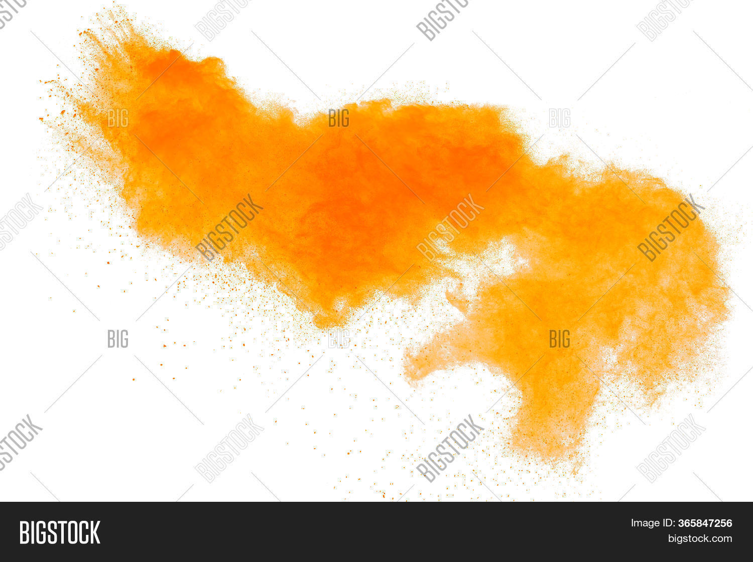 Orange Powder Dust Image & Photo (Free Trial) Bigstock
