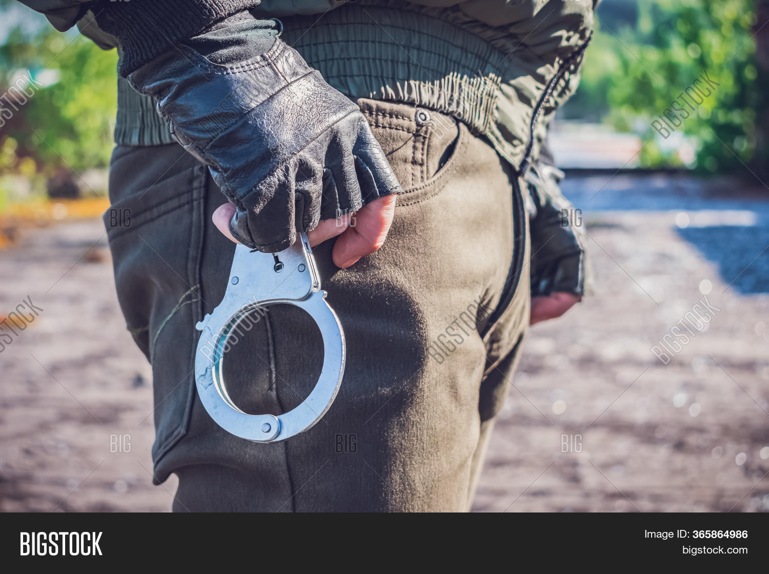 Handcuffs On Belt Image & Photo (Free Trial) Bigstock