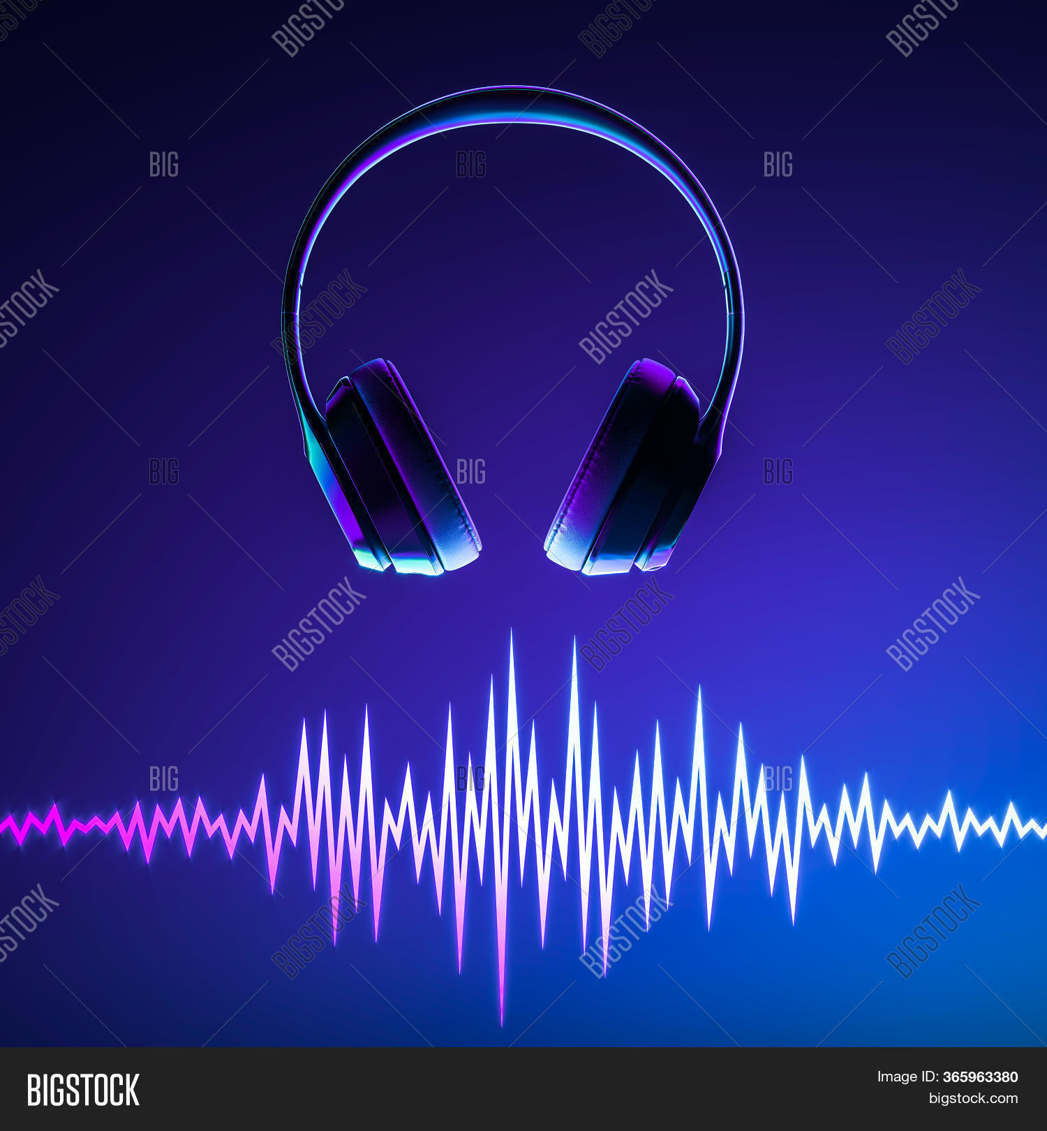 Headphones Music Image Photo Free Trial Bigstock