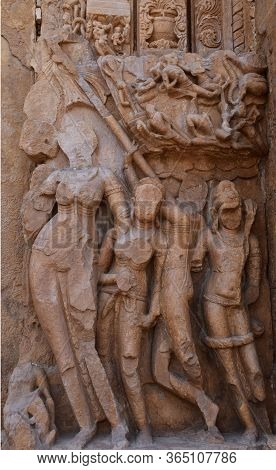 Gwalior, Madhya Pradesh/india : March 15, 2020 - Exterior Of Sas Bahu Temple In Gwalior Fort