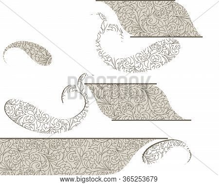 Paisley Wallpaper. Indonesian Batik. Bright Classic Indian Fabric. Paisley Wallpaper. Ethnic Backgro