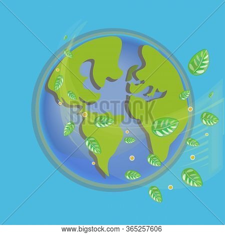 Background Design For Celebrating World Environment Day. Vector Illustration.
