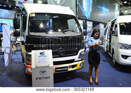 Pasay, Ph - Apr 7 - Foton Tornado Van At Manila International Auto Show On April 7, 2019 In Pasay, P