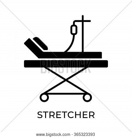 Stretcher. Stretcher icon. Stretcher vector. Stretcher icon vector. Stretchers illustration template. Stretcher logo design. Medical Stretcher vector icons. Stretchers vector icon flat design for web icons, logo, sign, symbol, app, UI.