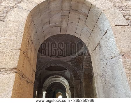 Demre, Antalya, Turkey - June 03, 2019: Interior Of Ancient Byzantine Greek Church Of Saint Nicholas