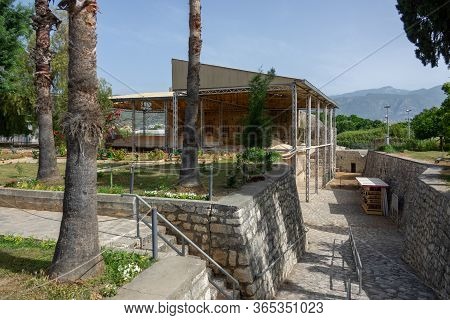 Demre, Antalya, Turkey - June 03, 2019: Church Of St. Nicholas The Wonderworker. Ancient Byzantine G