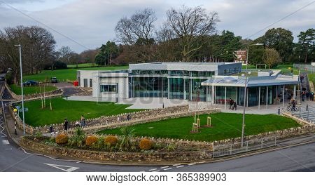 Conwy, Uk : Jan 25, 2020: The New Conwy Culture Centre Which Opened In December 2019. The Building I