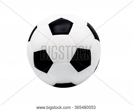 Soccer Ball Isolated On White With Clipping Path