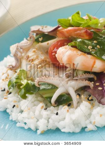 Seafood Sushi Salad