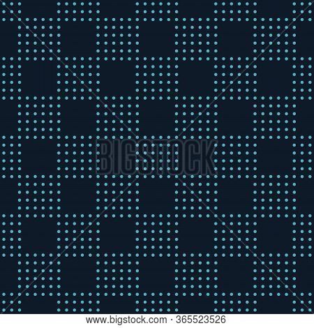 Vector Seamless Square Dots Pattern Background. Modern Stylish Texture. Repeating Geometric Tiles Wi
