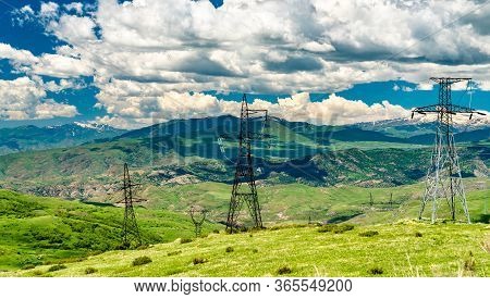 Landscape Of The Caucasus Mountains At Vorotan Pass In Armenia