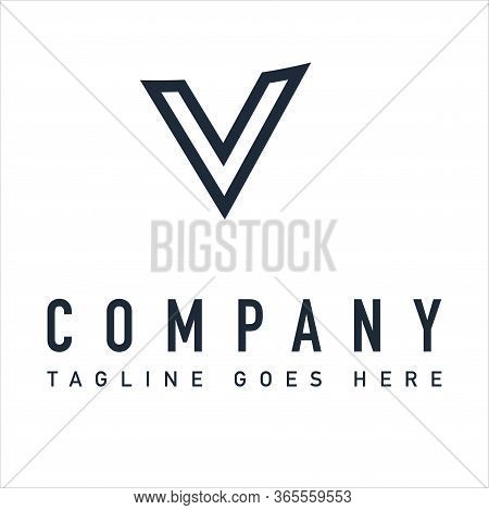 Logo Design For Company Initial Letter V