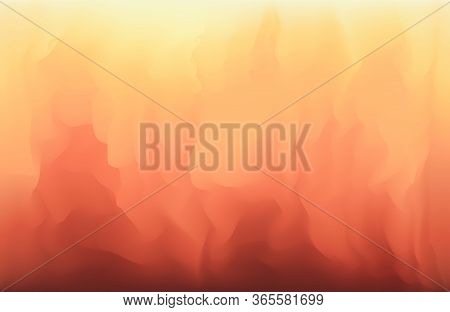 Abstract Background In Red, Orange And Yellow Gradient Colors. Concept Of Flame, Fire, Music, Motion