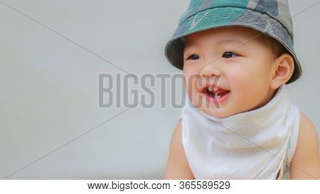 Adorable Black Haired Asian Kid